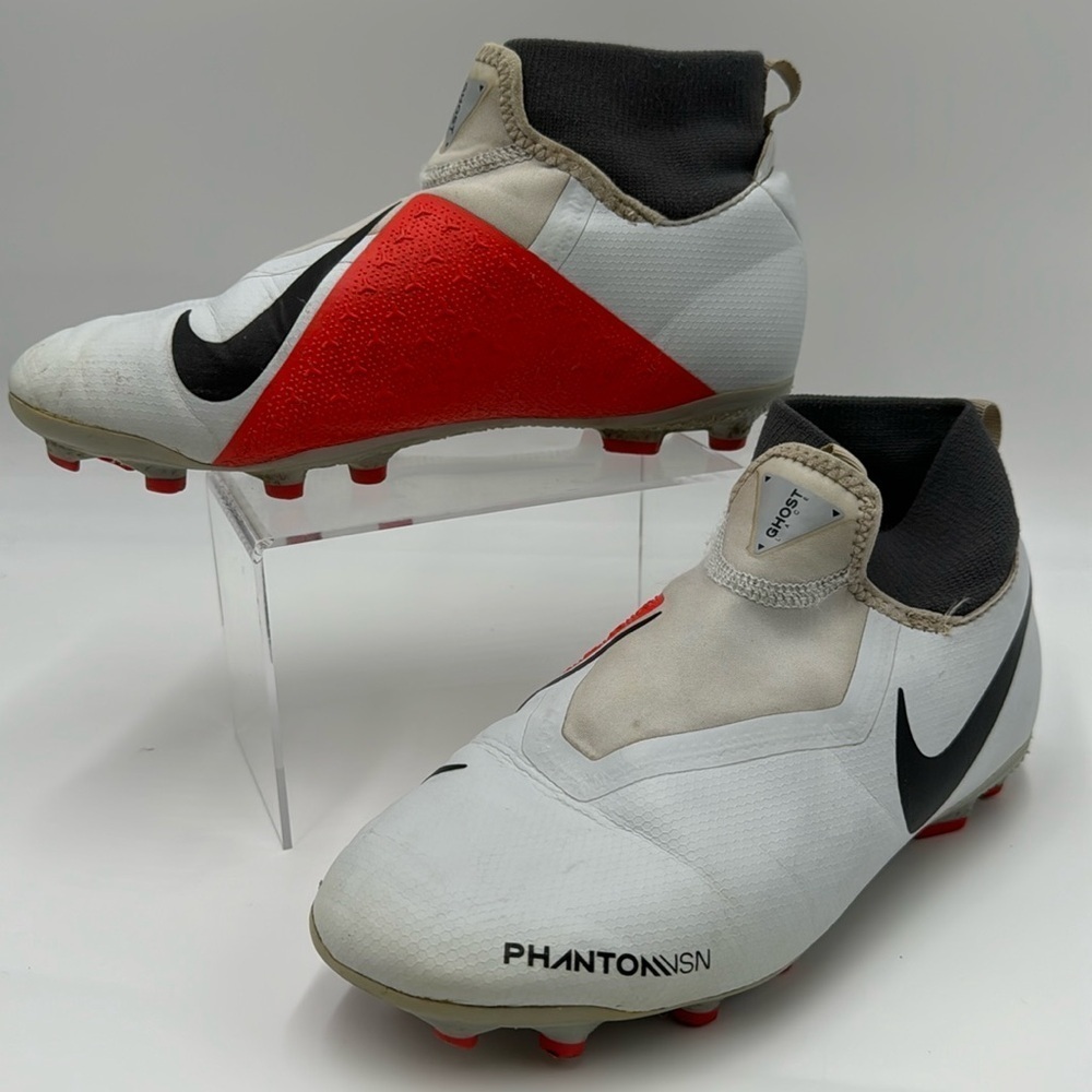 Nike Phantom VSN Soccer Cleat 317766-613 Ghost Lace Flyknit Size 5.5Y